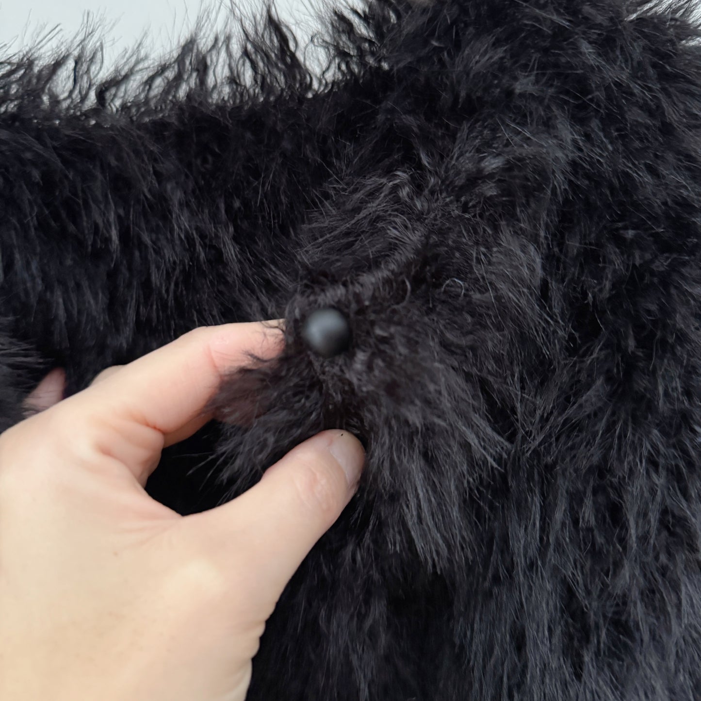 Mimi eco Fur Jacket (ivory, black)