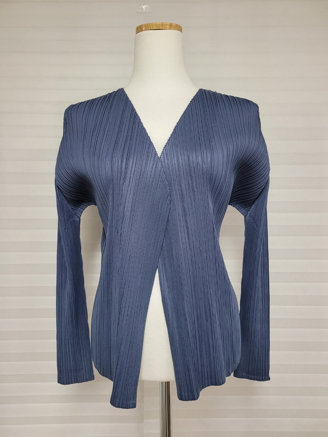 pleats basic cardigan( navy, ivory)