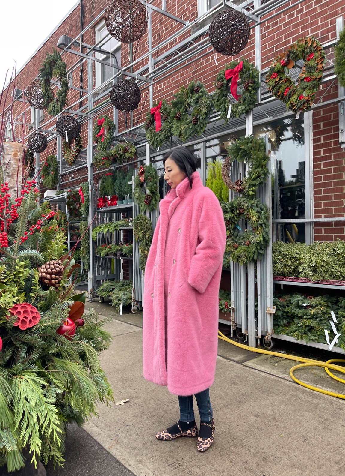Eco mink coat