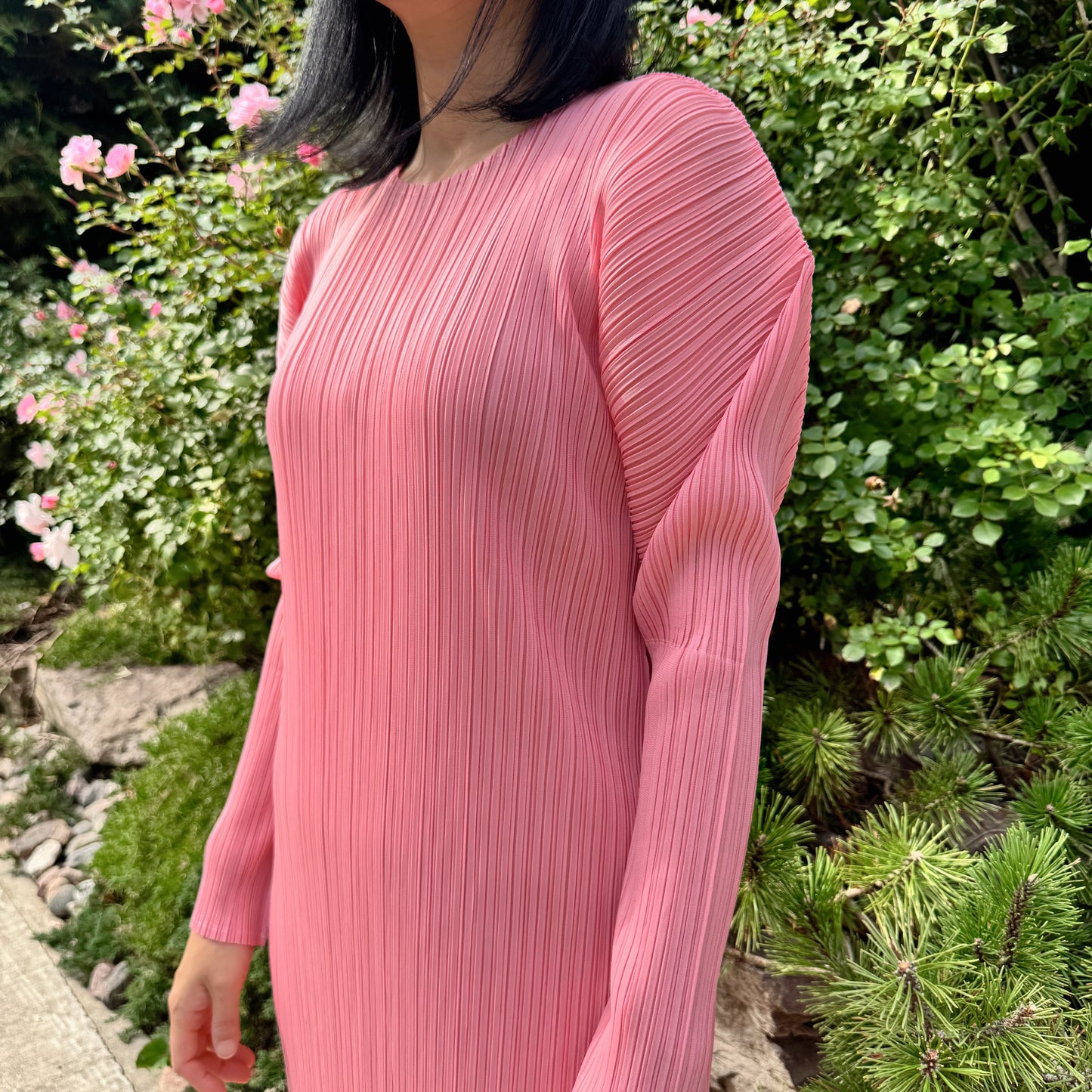 Edge dress (pink, blue)