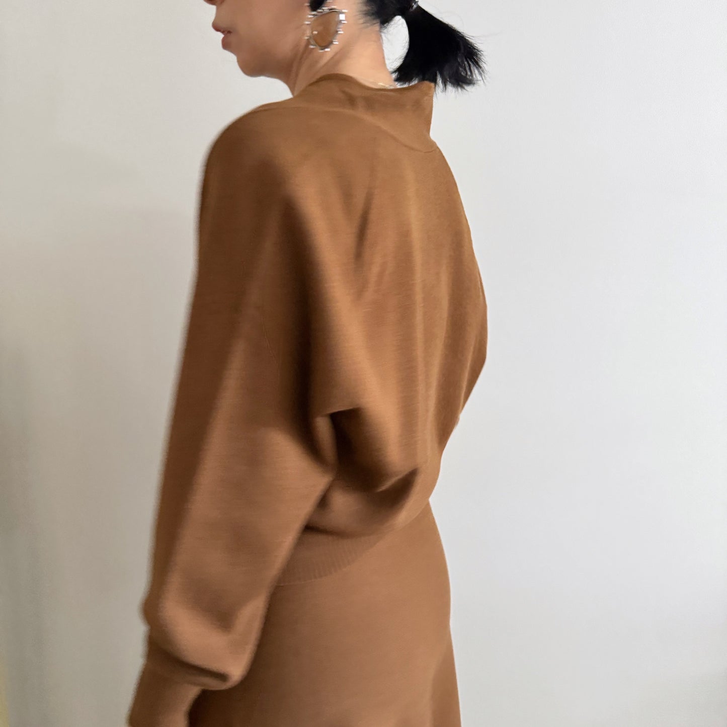 Merino wool cardigan set
