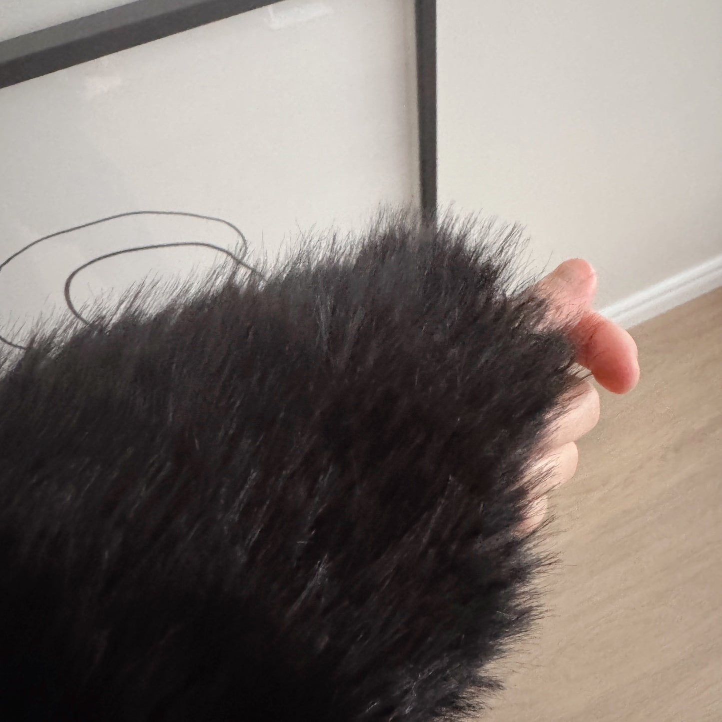 Mimi eco Fur Jacket (ivory, black)