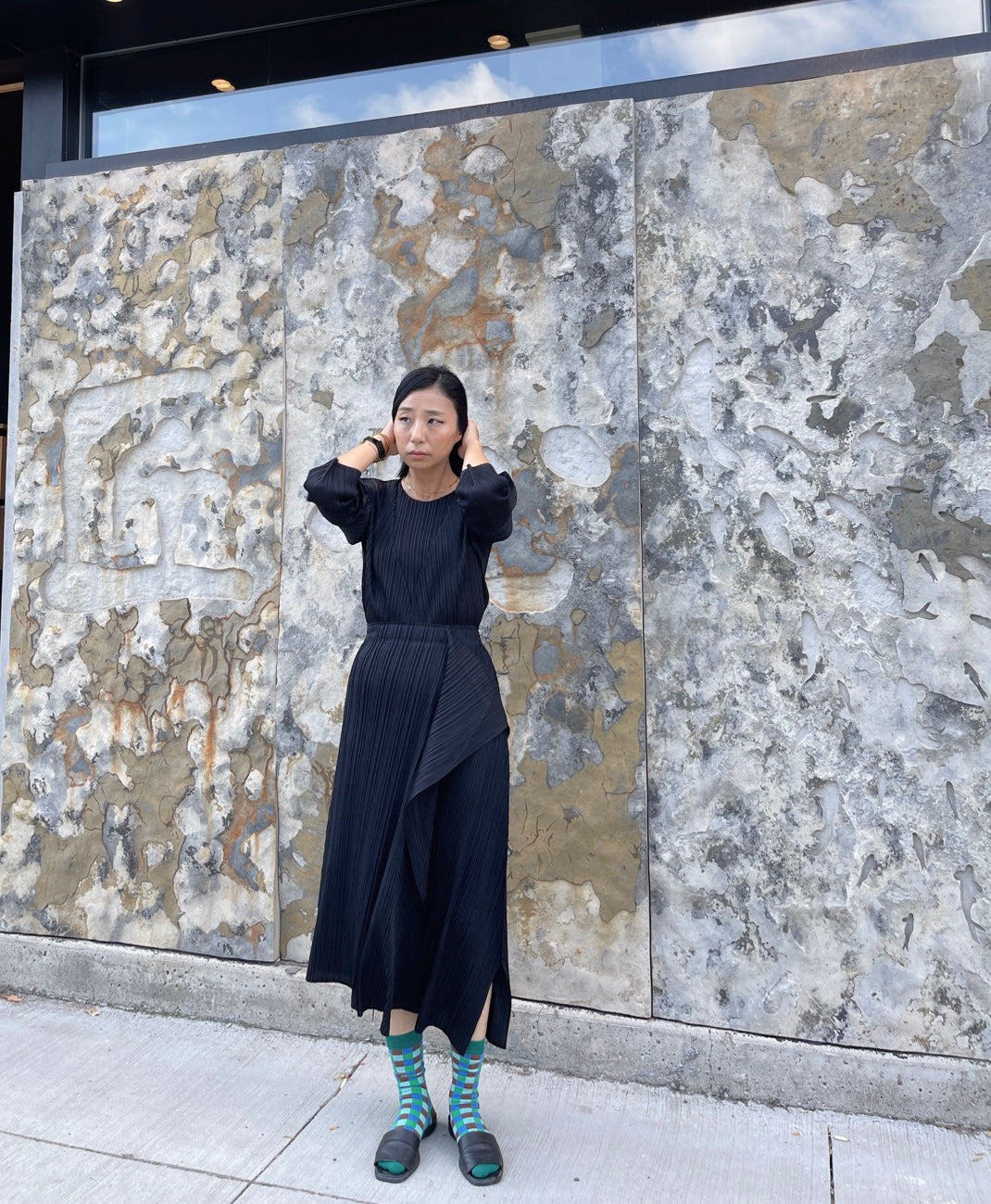 Edge skirt (black, pink, beige, brown)