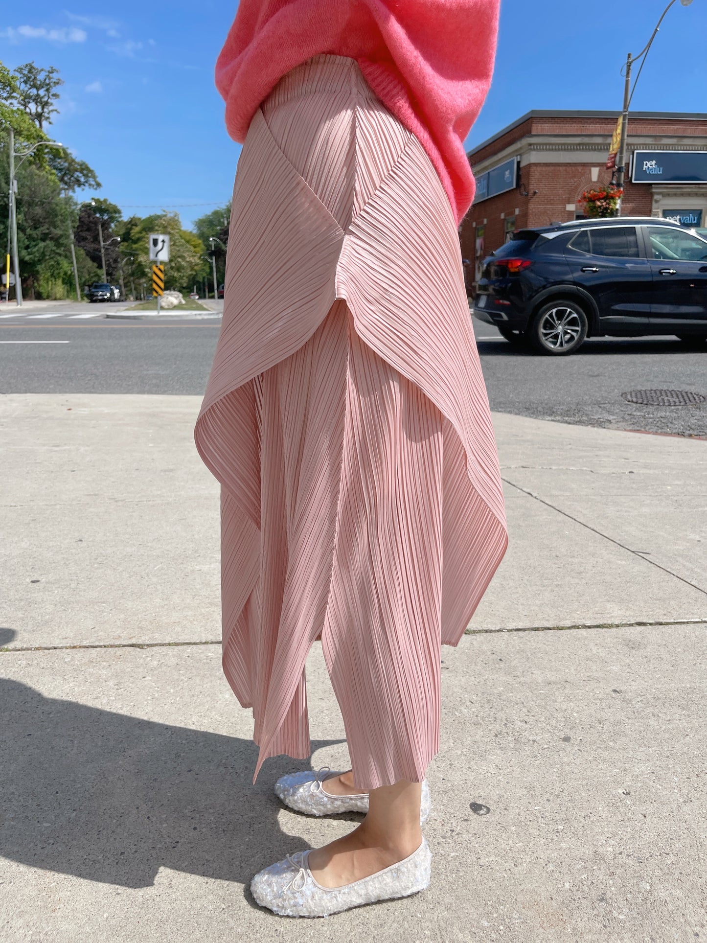 Edge skirt (black, pink, beige, brown)