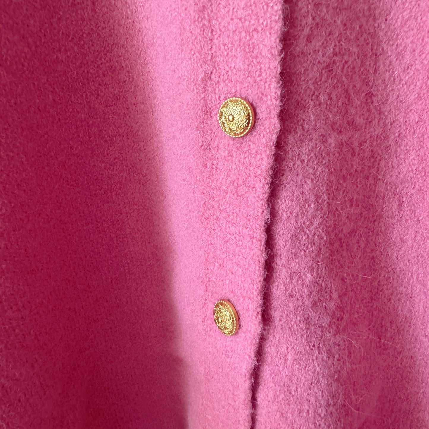 Golden button cardigan (gray, green,brown,pink,red,black)