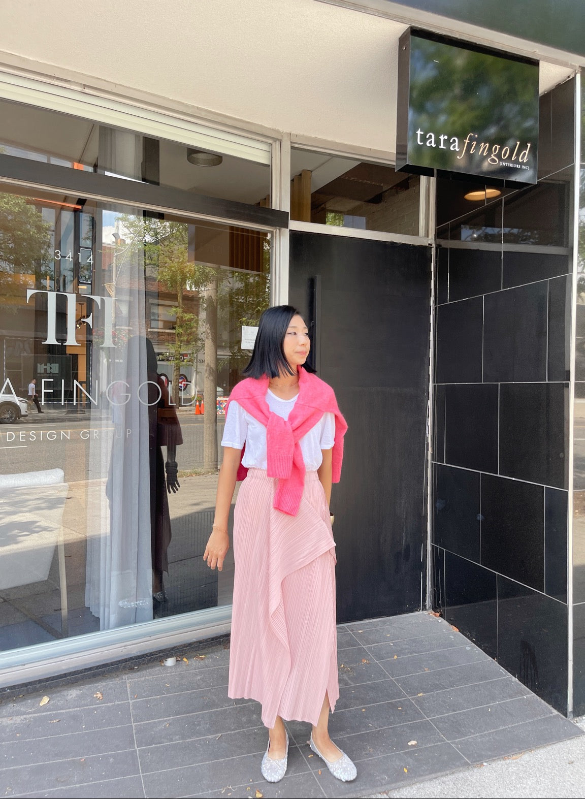 Edge skirt (black, pink, beige, brown)