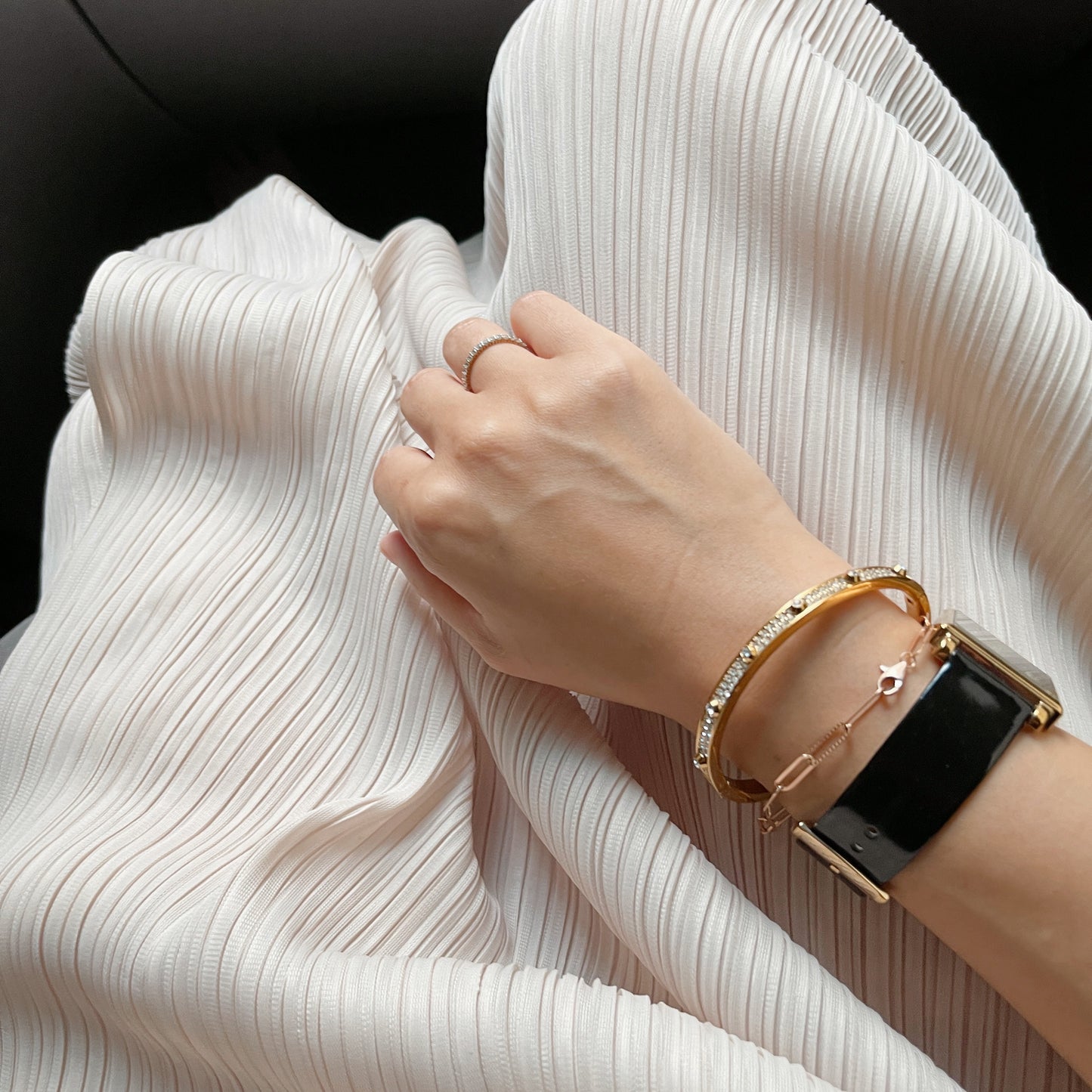 Edge skirt (black, pink, beige, brown)