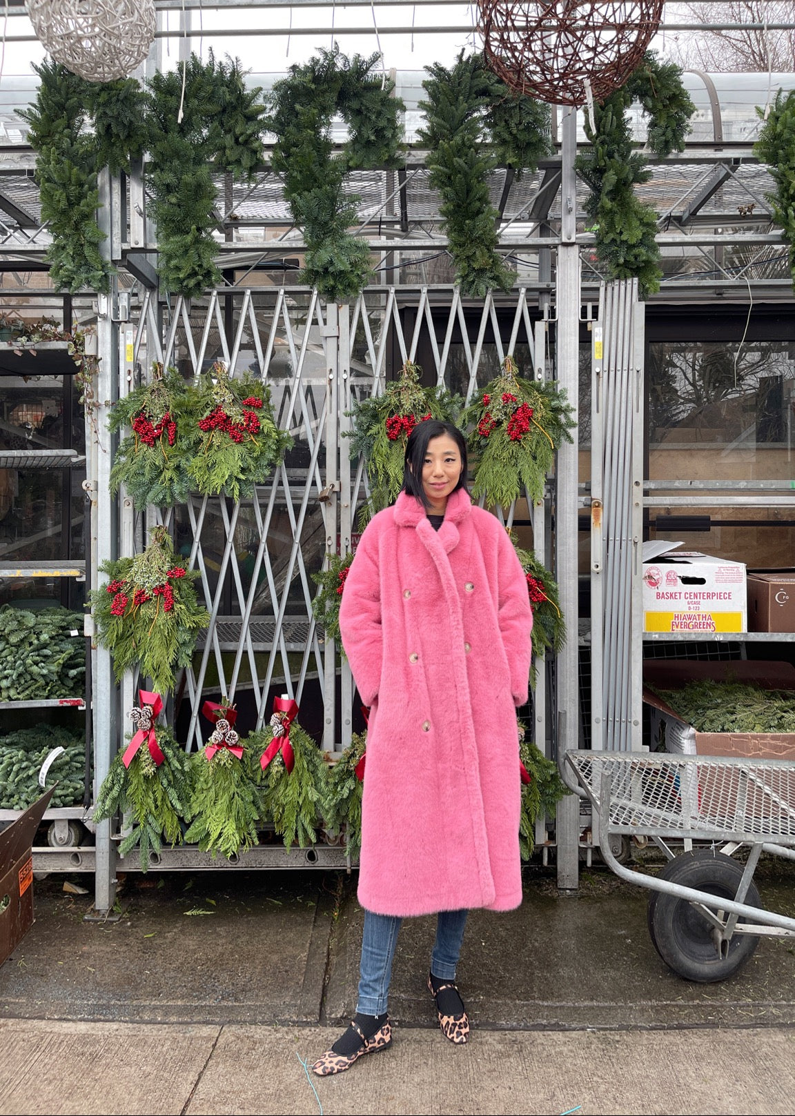 Eco mink coat