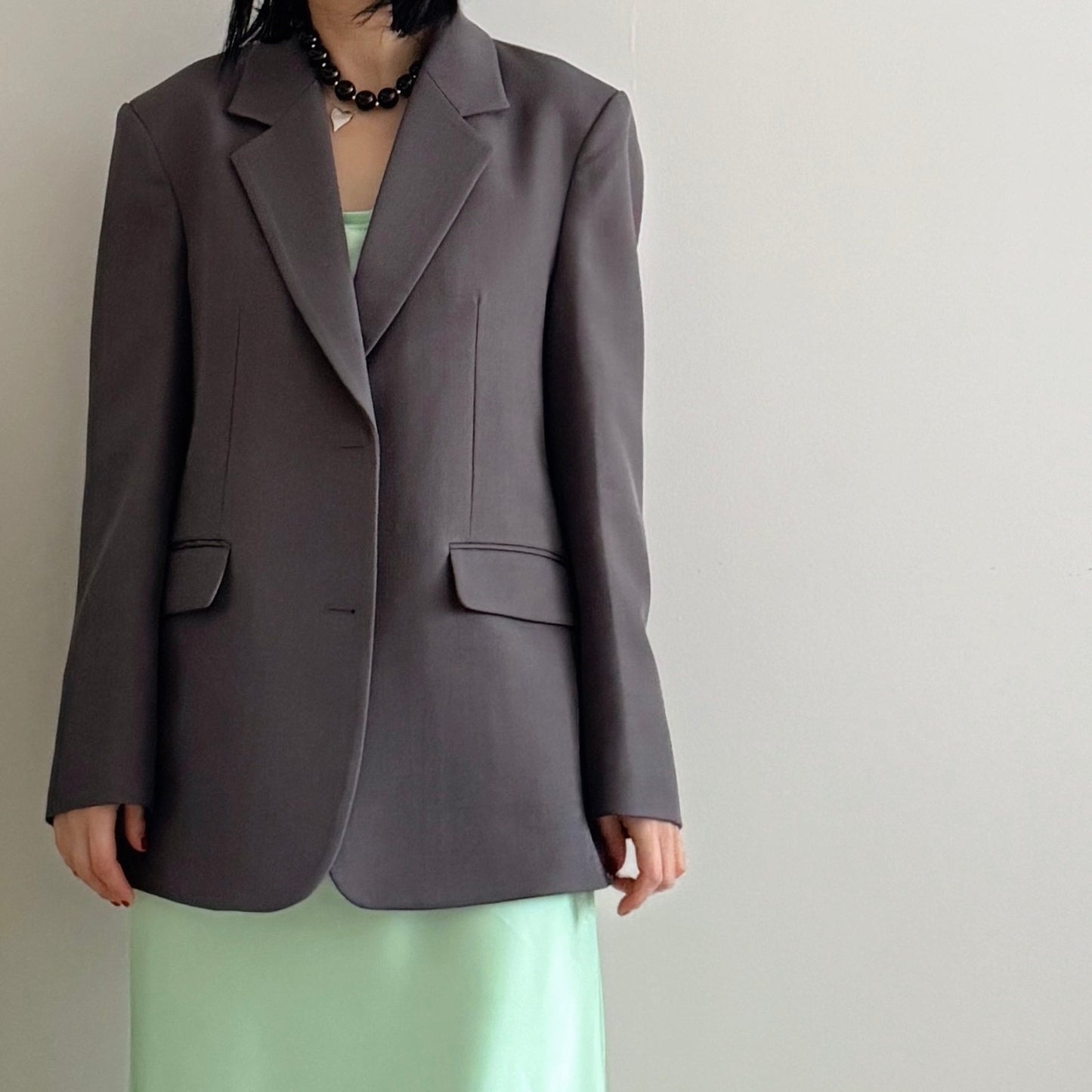 Oversized blazer (gray, black)