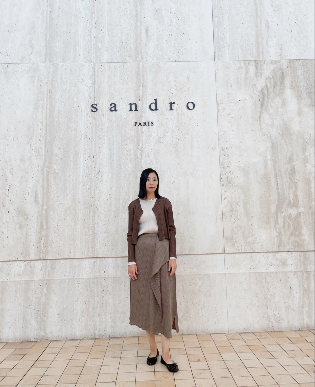 mini cardigan (black, ivory, brown)