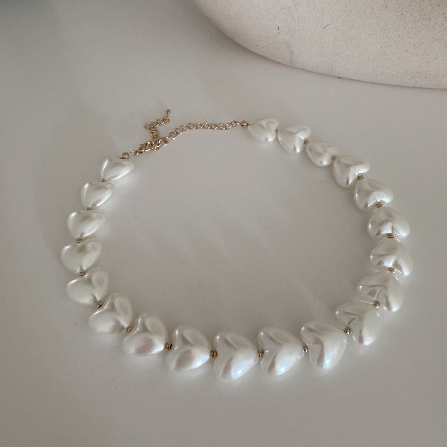 Heart Pearl choker