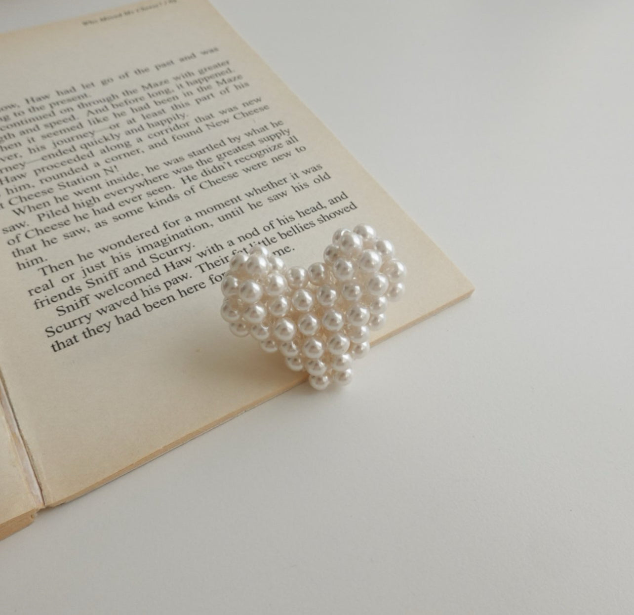 pearl ring (flower, ribbon,heart)
