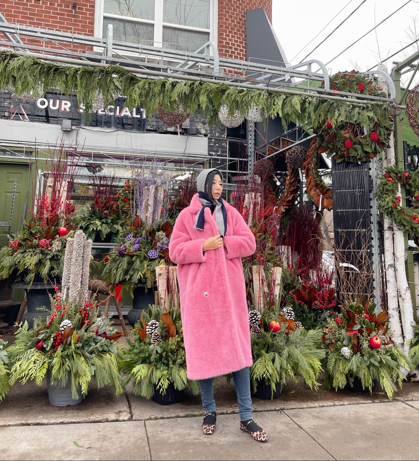 Eco mink coat
