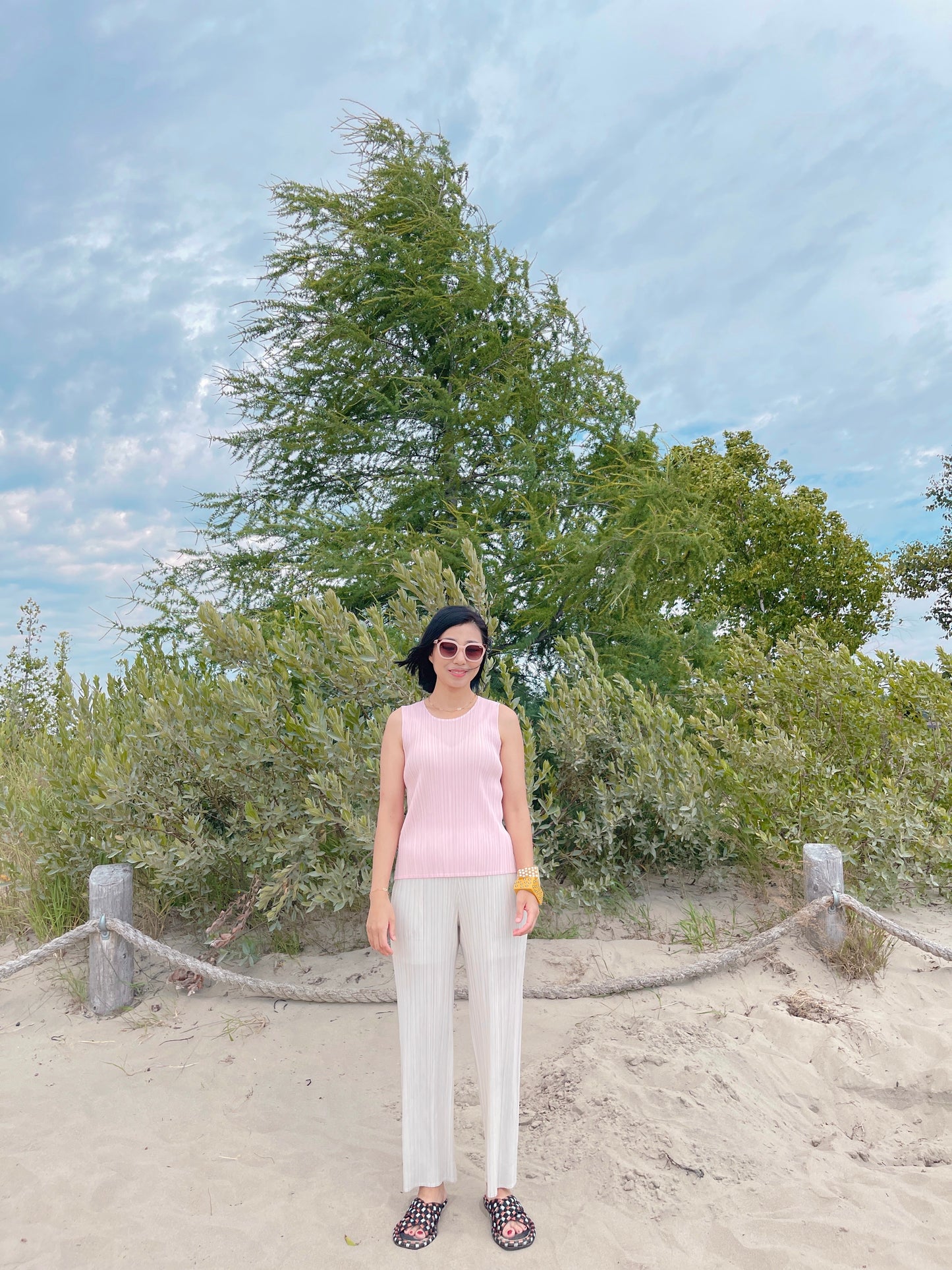 Basic Top (black, ivory, green, pink)