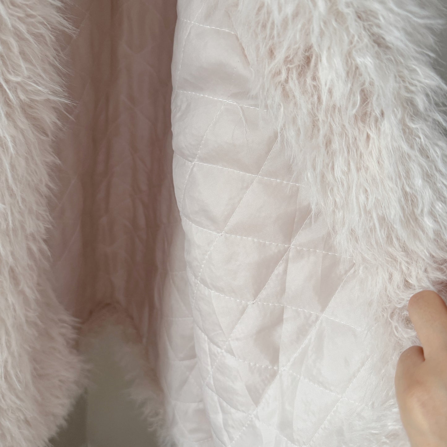 Mimi eco Fur Jacket (ivory, black)