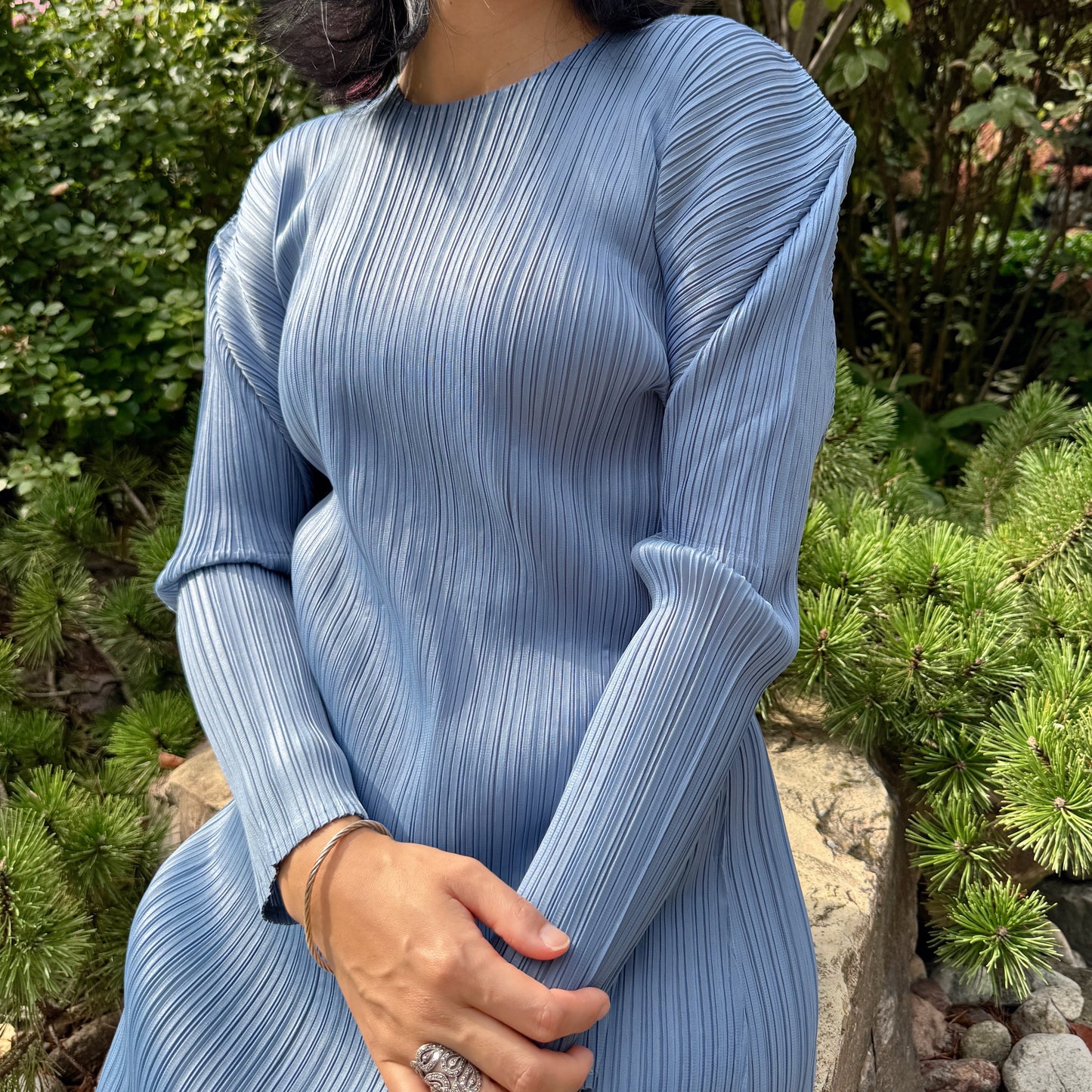 Edge dress (pink, blue)