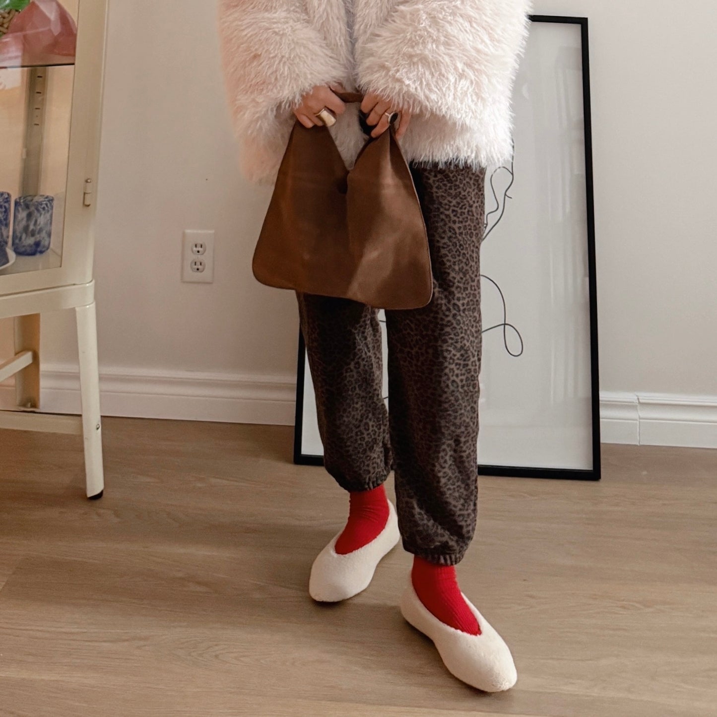 Suede Tote (camel, brown)