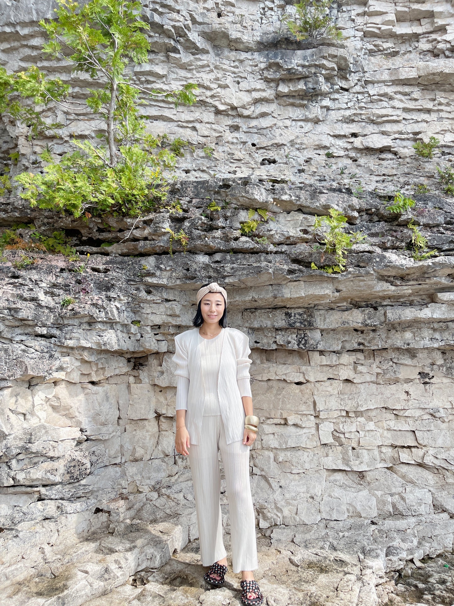 Straight Pants (gray khaki, ruby ,gray, black, ivory, orange, pink)