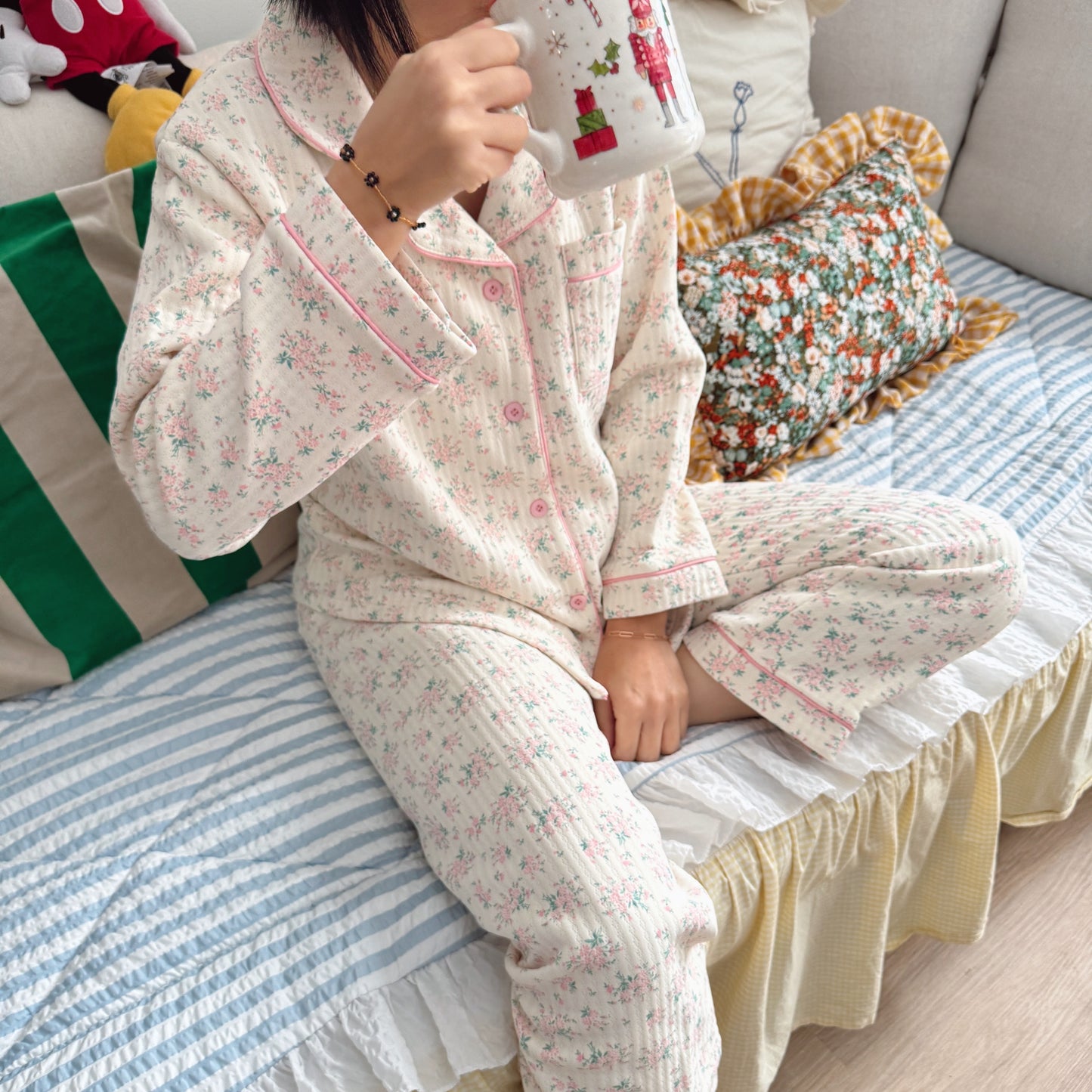 Vintage Flowers Pajama set