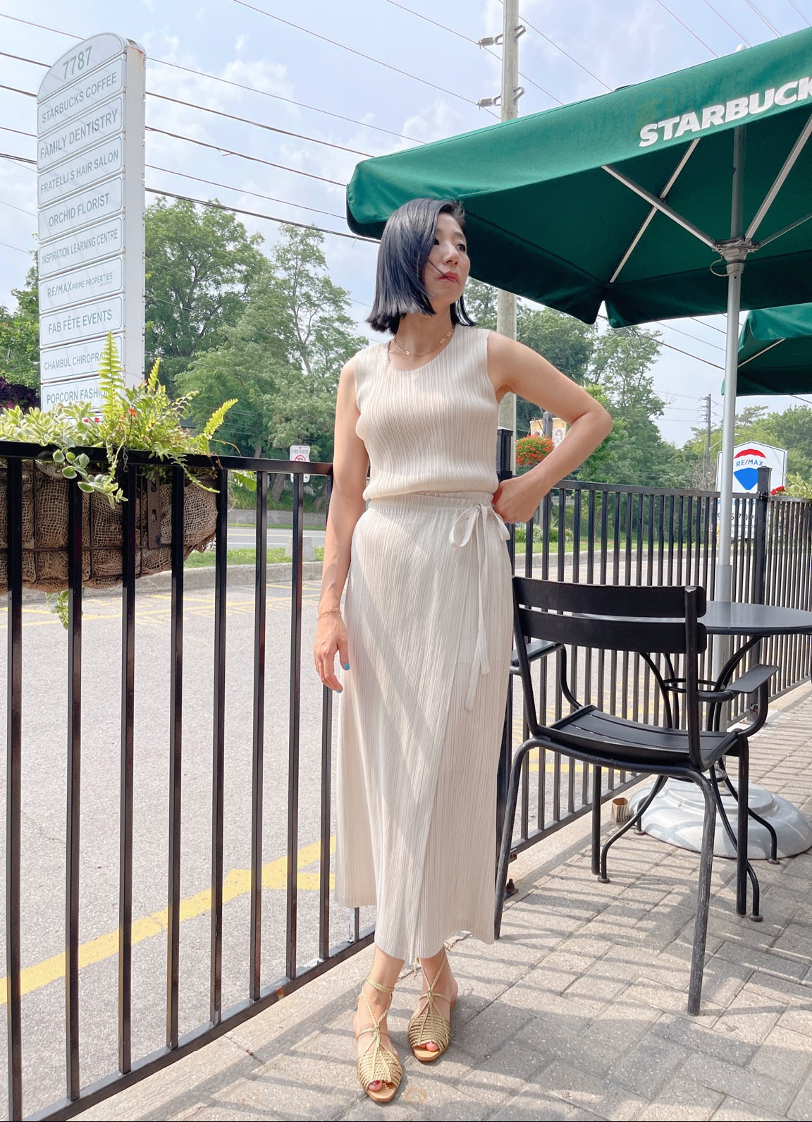 Wrap skirt (mint, royal blue, pink, mustard, black, ivory)