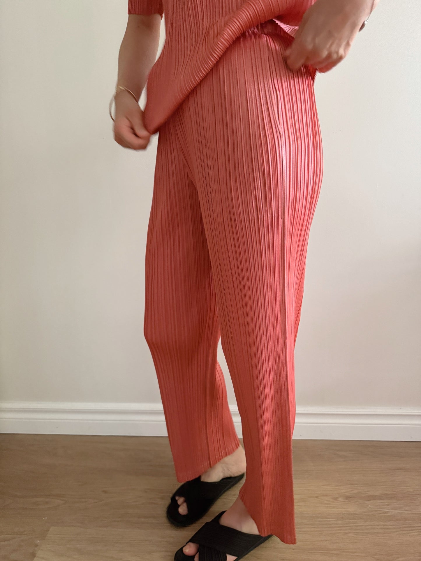 Straight Pants (gray khaki, ruby ,gray, black, ivory, orange, pink)