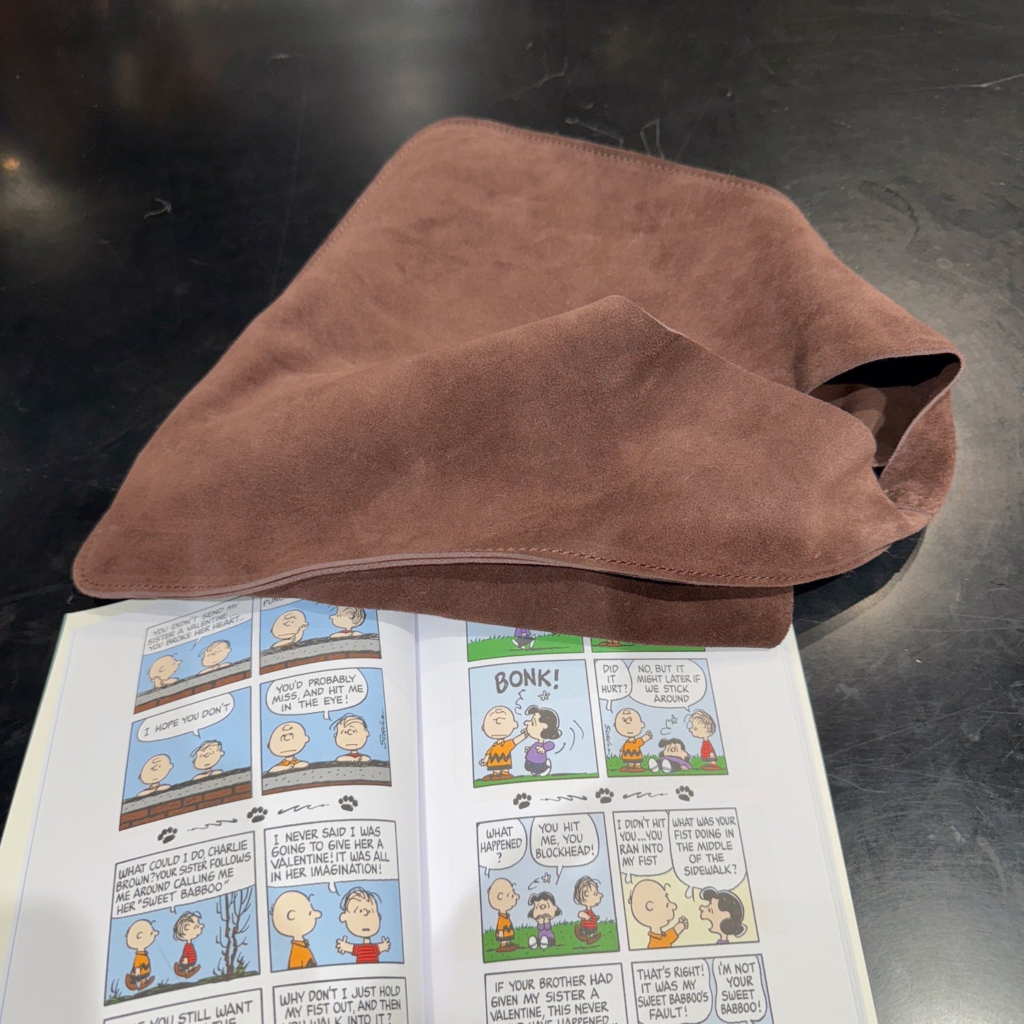 Suede Tote (camel, brown)