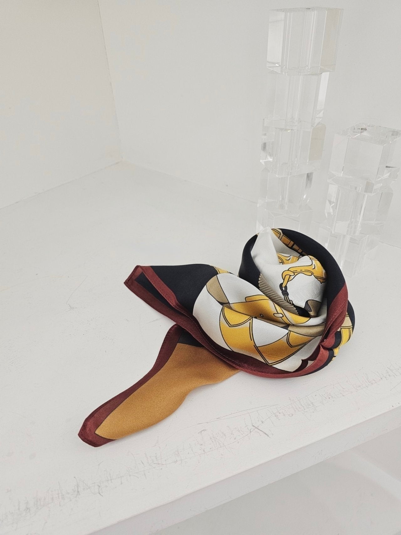 100% silk Heritage Belt Square Scarf