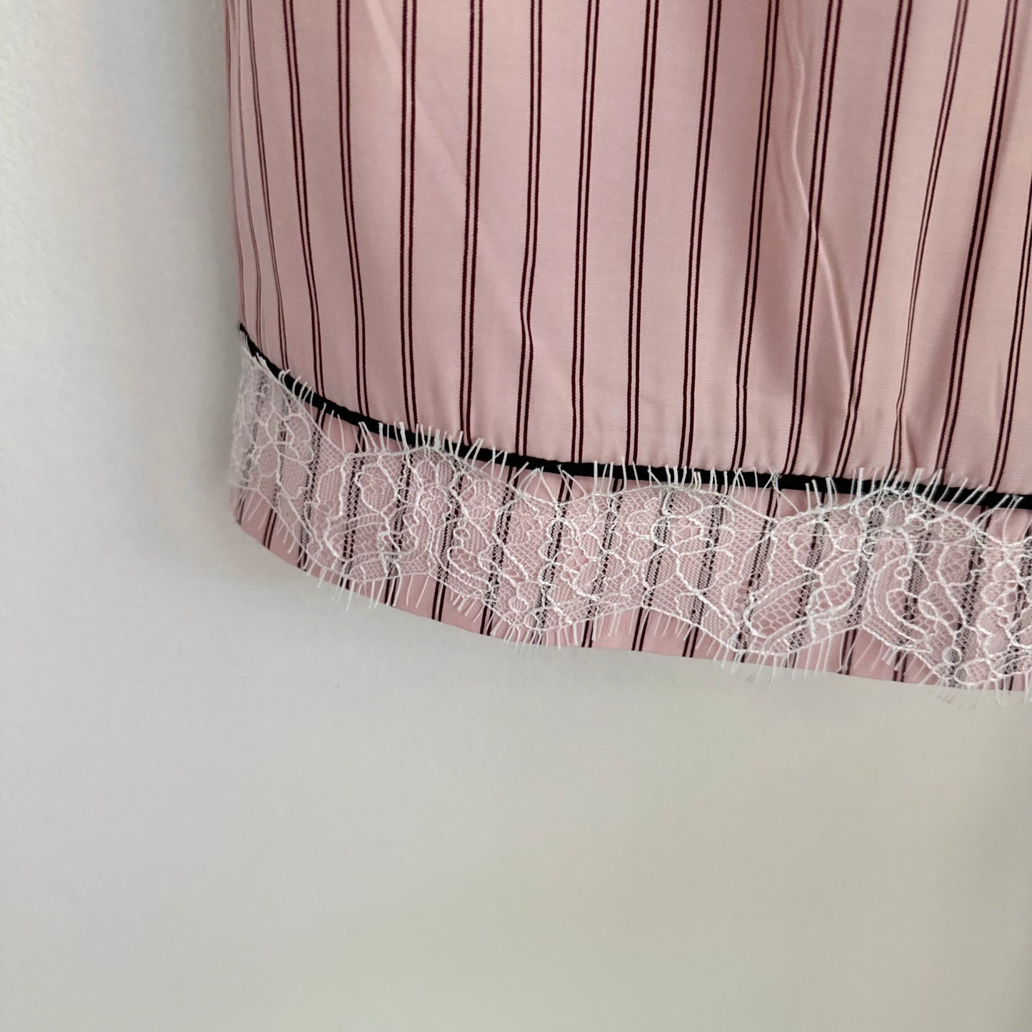 Pink Lace Pajama Set