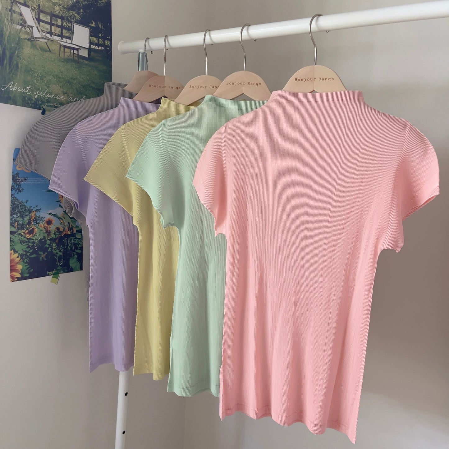 MIST short sleeve tops (Lilac, Lemon, Lime, khaki ,pink)