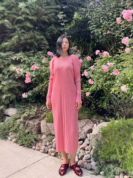 Edge dress (pink, blue)