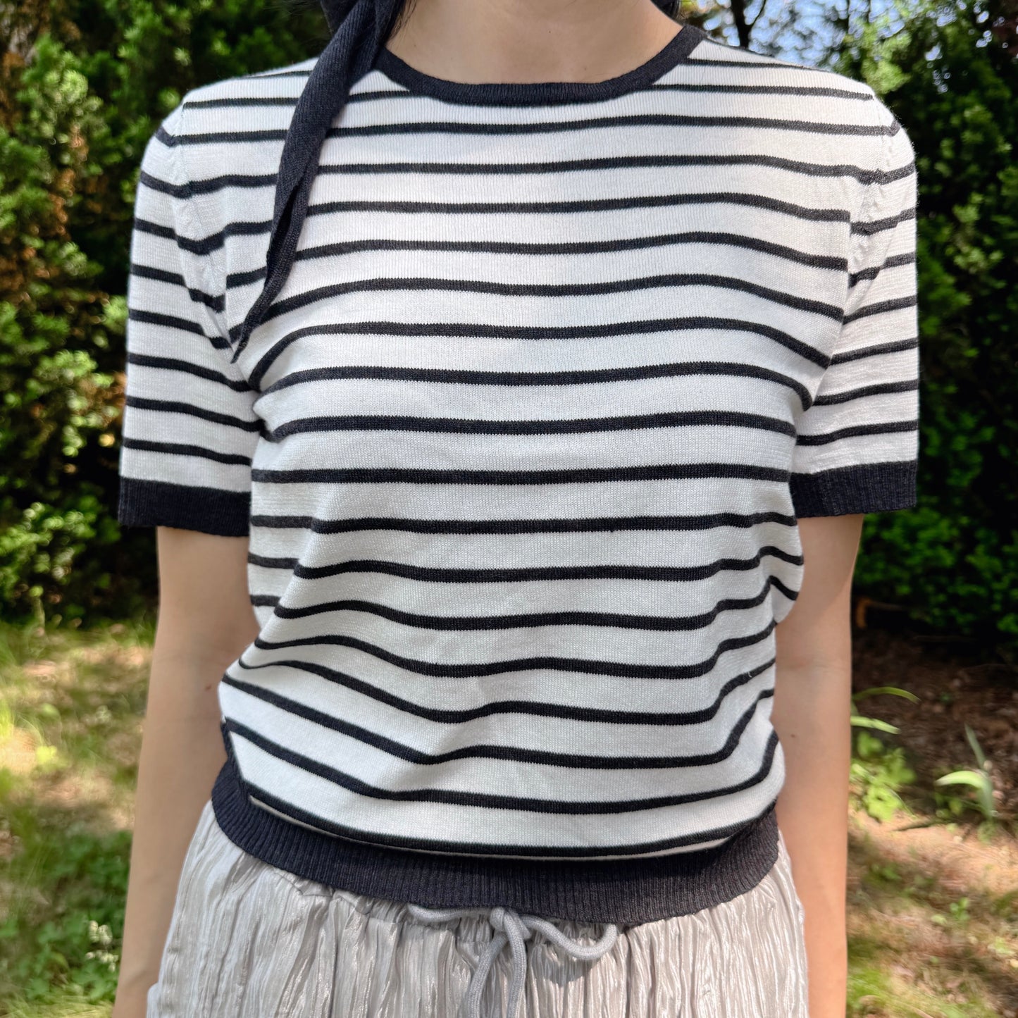 Marin Striped Knit Top