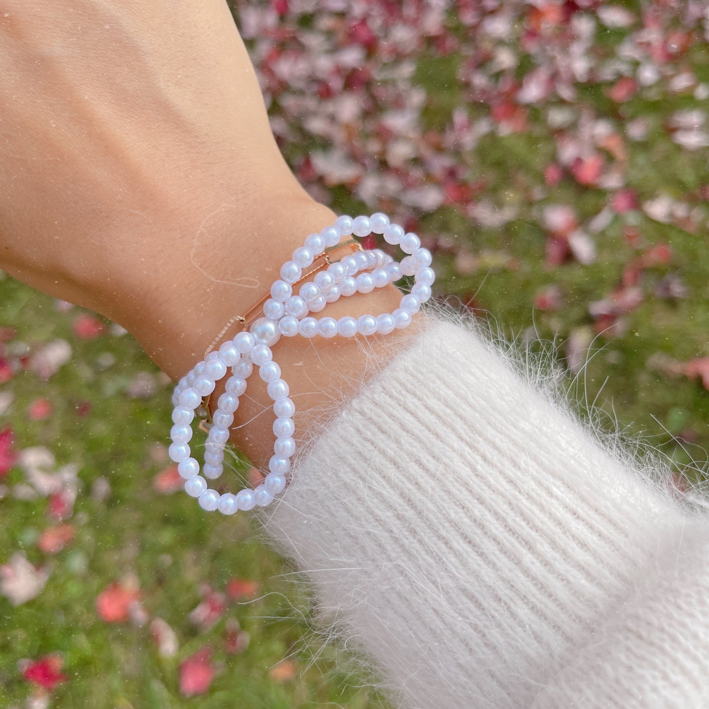 Pearl Ribbon bracelet