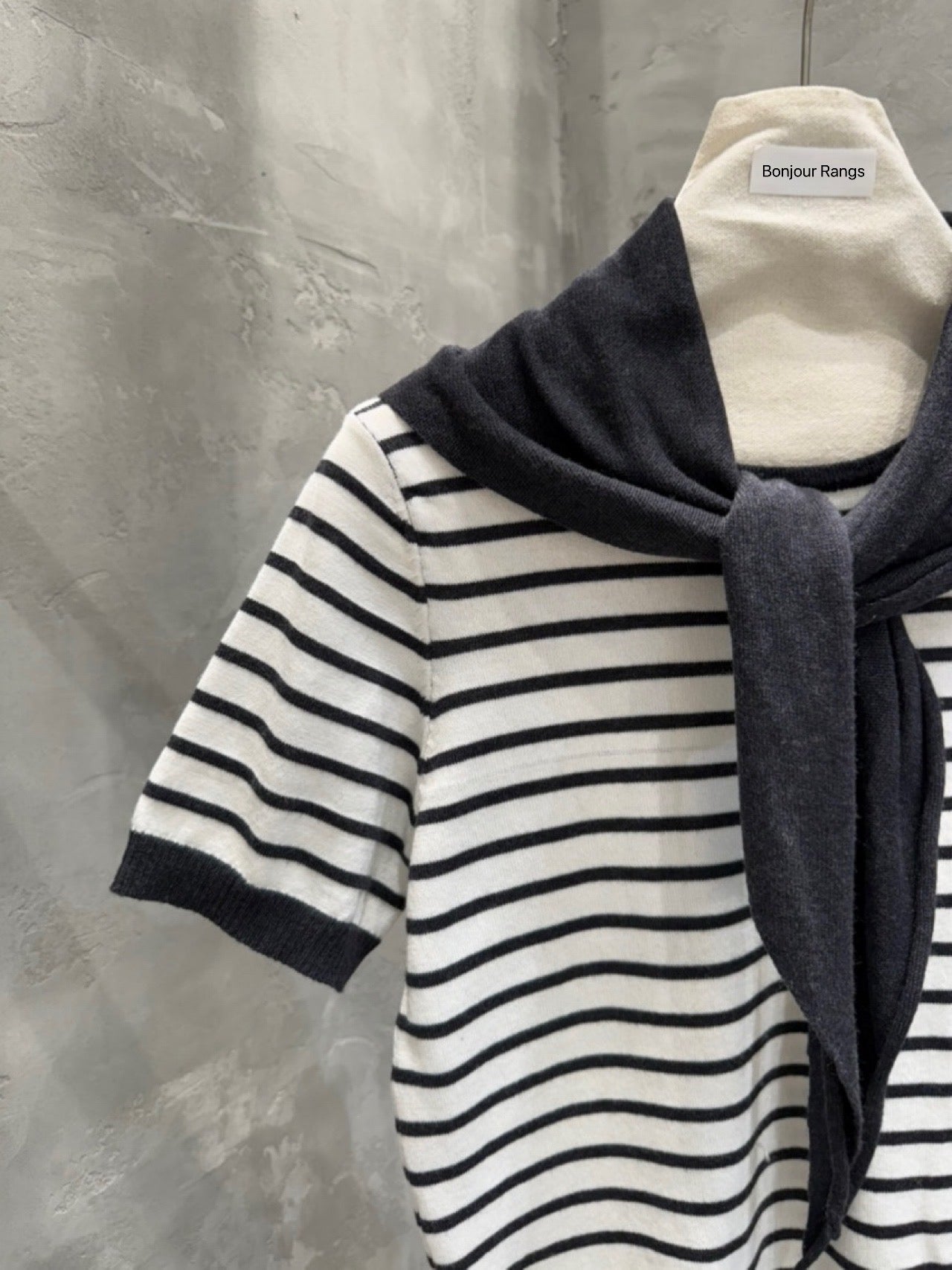 Marin Striped Knit Top