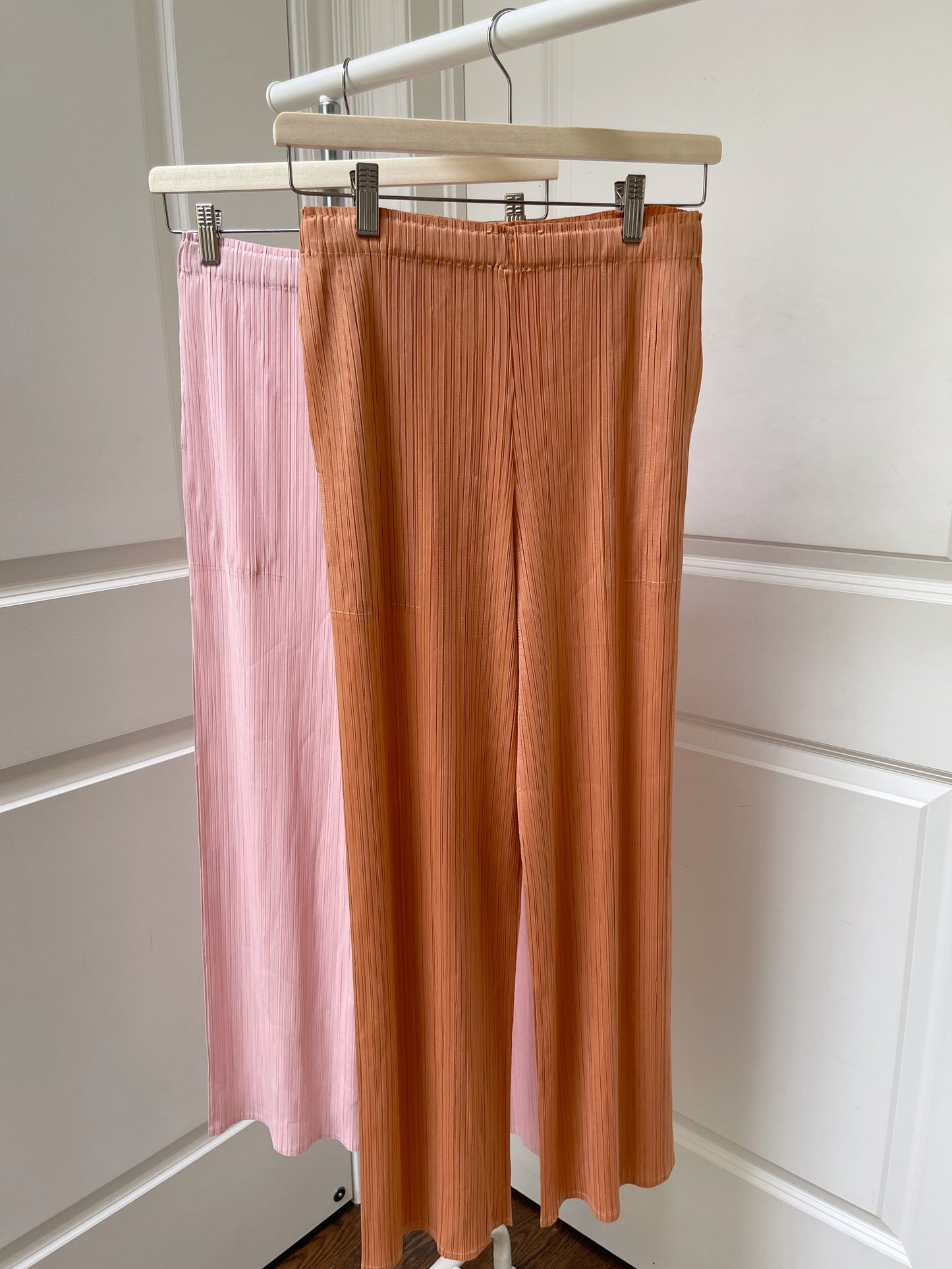 Straight Pants (black, ivory, orange, pink)