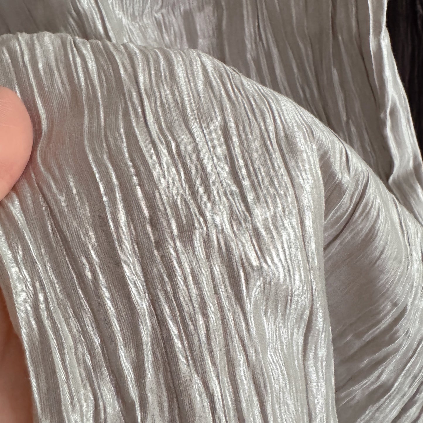 Wrinkle Pants (ivory, gray, black)