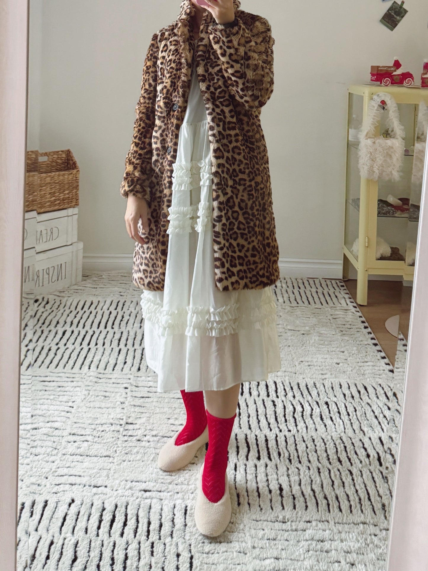 Jane dress         (ivory, mint)