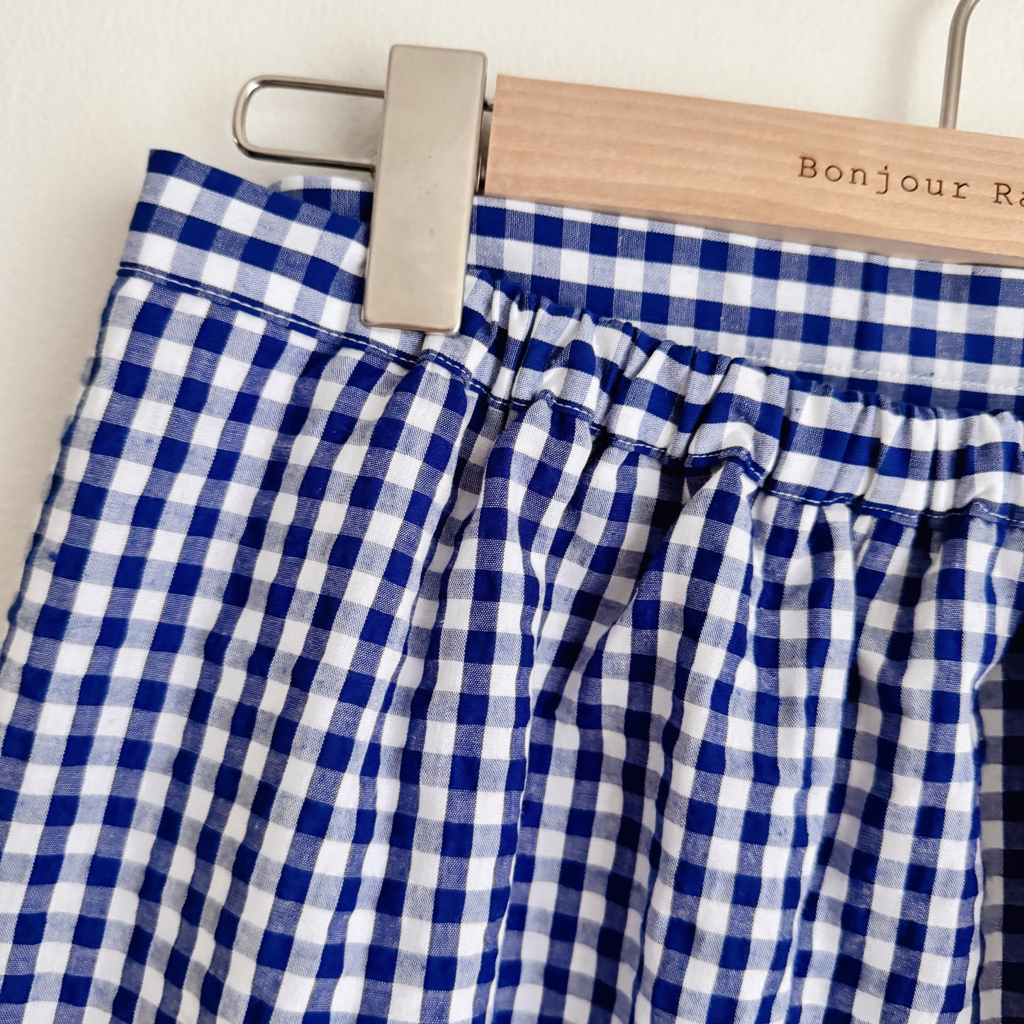 Gingham Check max skirt