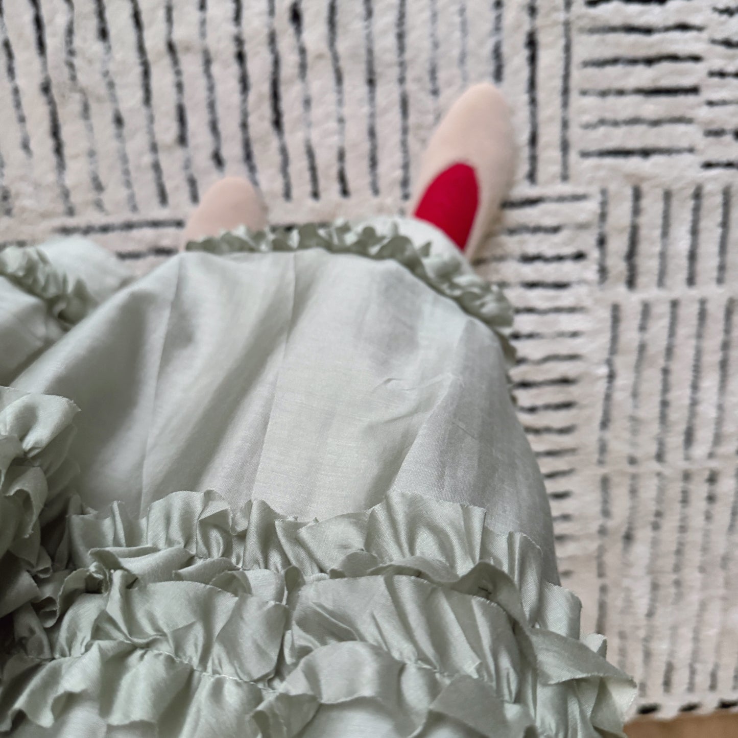 Jane dress         (ivory, mint)