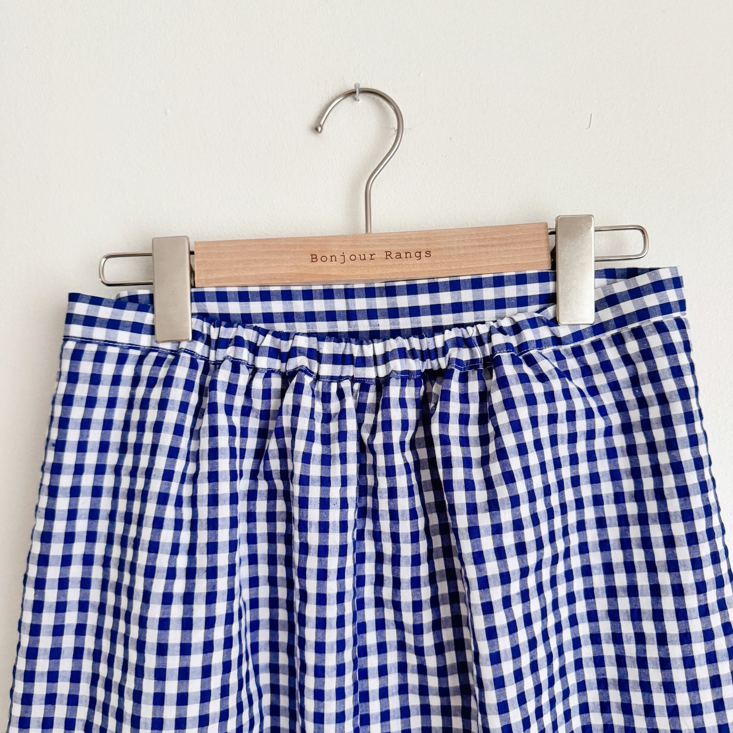 Gingham Check max skirt