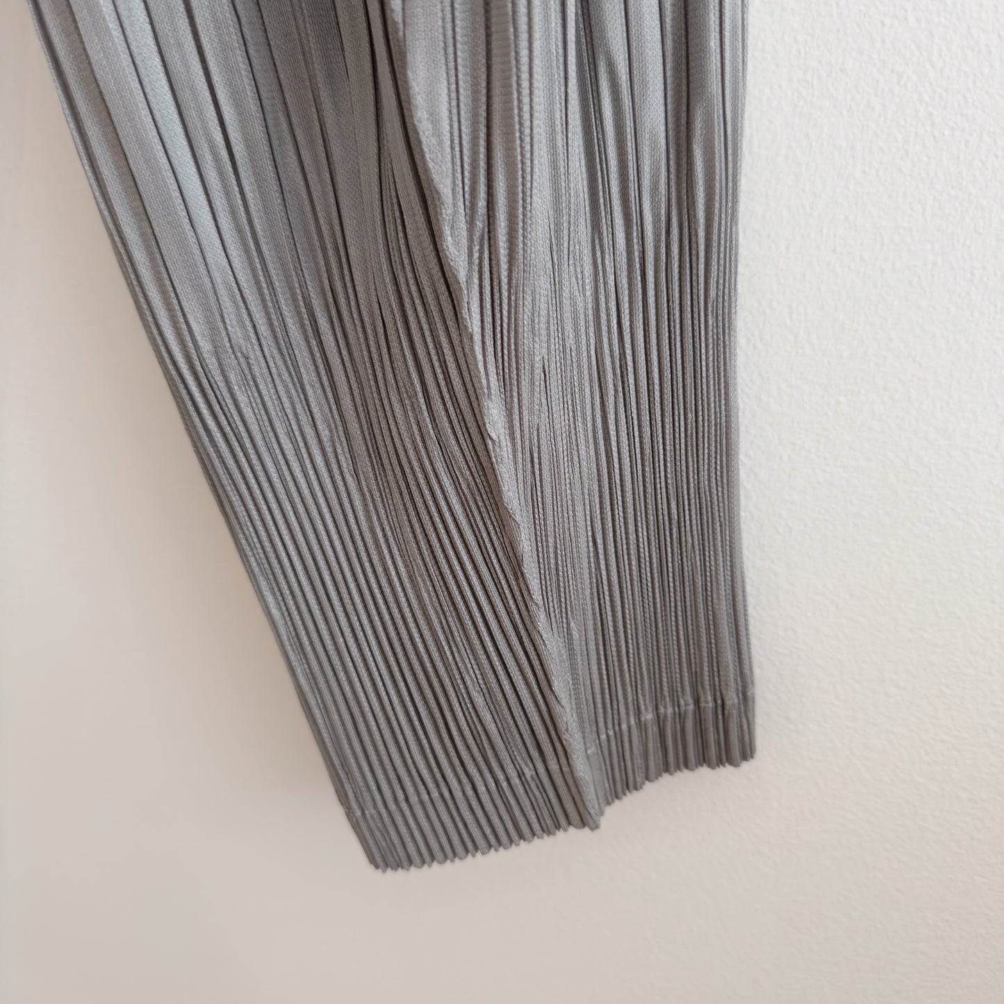 SS)Pleated baggy pants (gray,black)