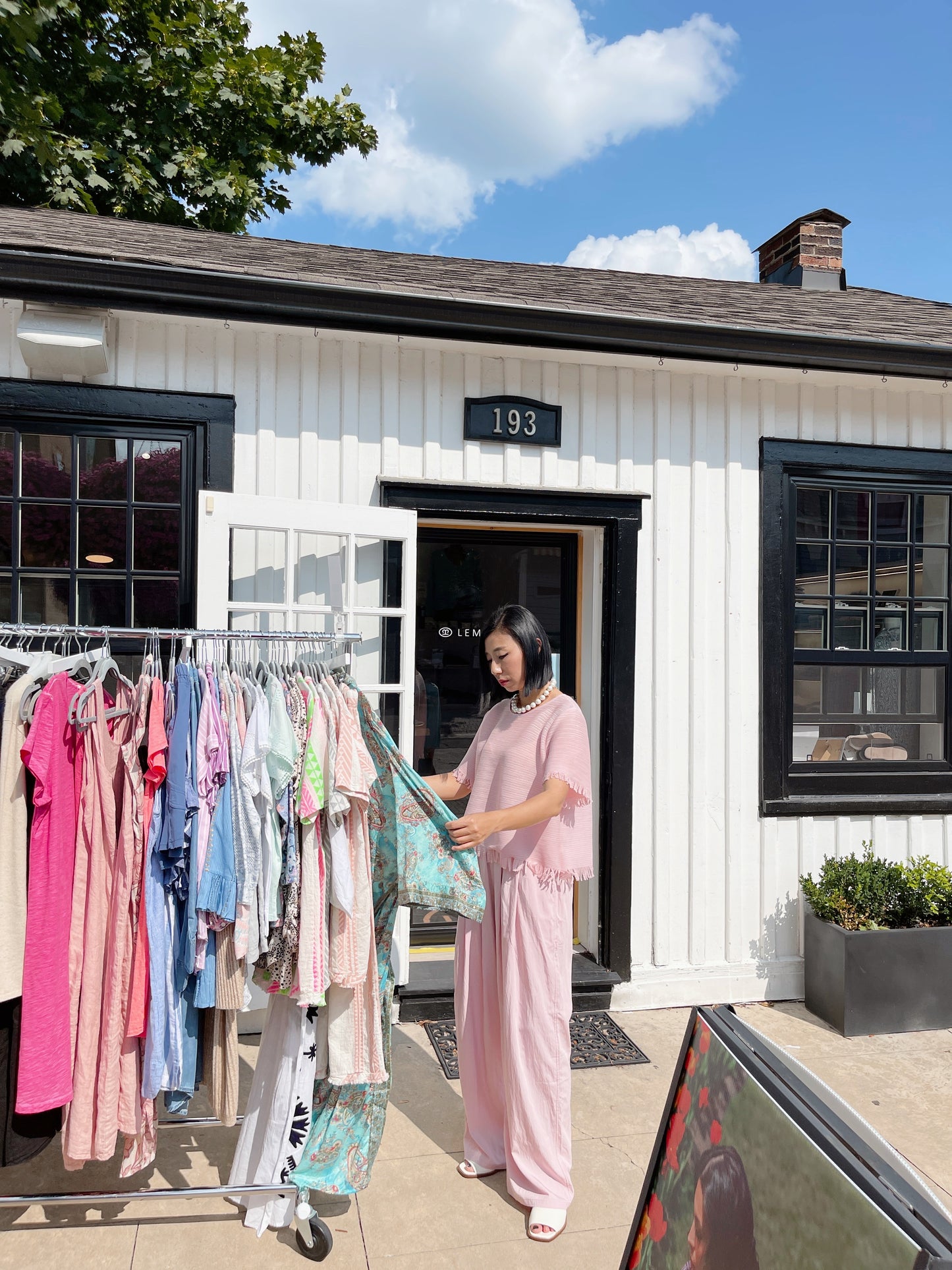 tessle top (black, beige,pink, sky blue)