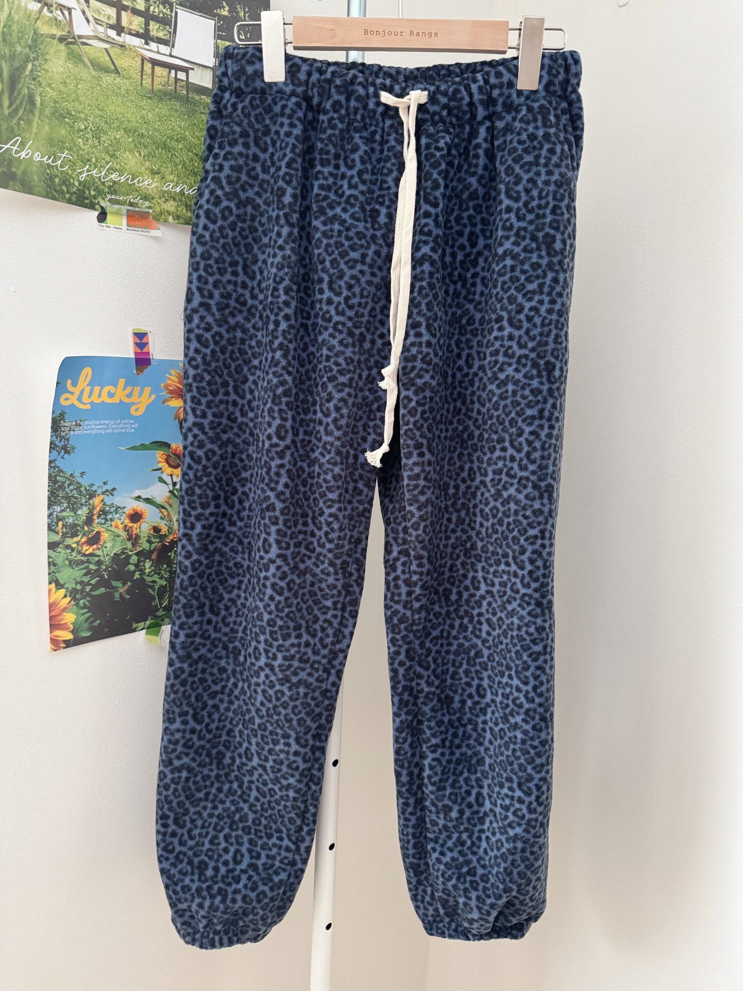 Leo jogger pants(blown, blue)