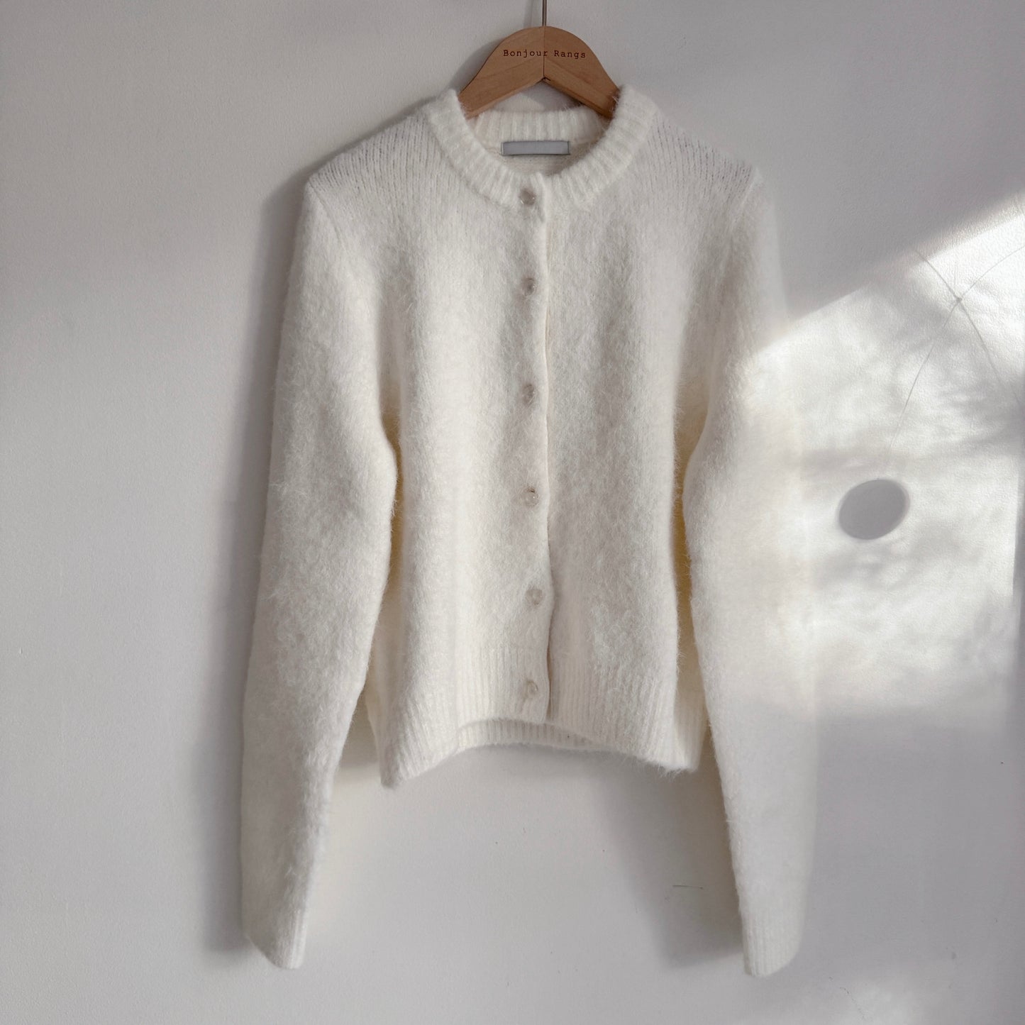 Candy Cardigan (ivory, blue)