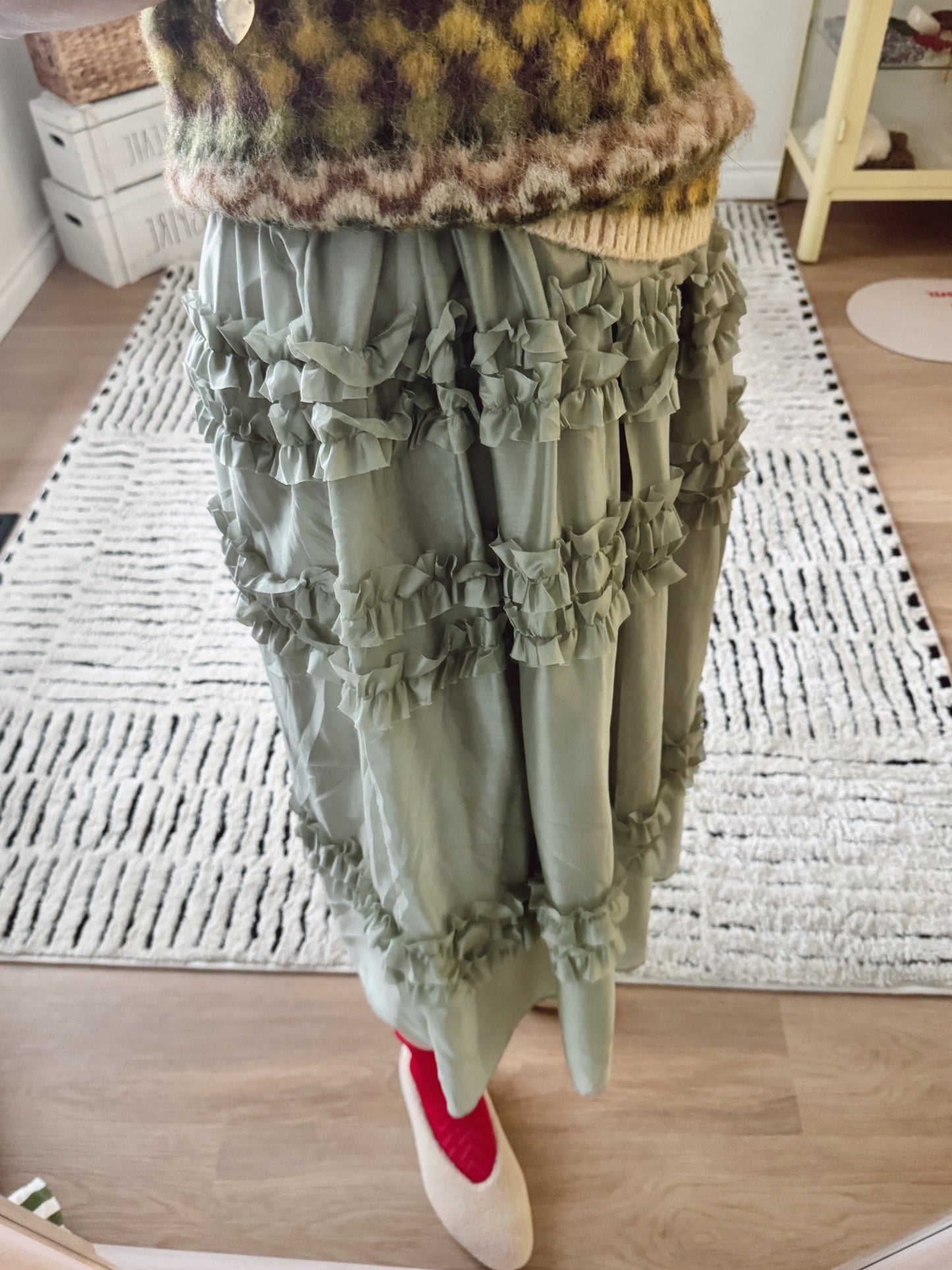 Jane dress         (ivory, mint)