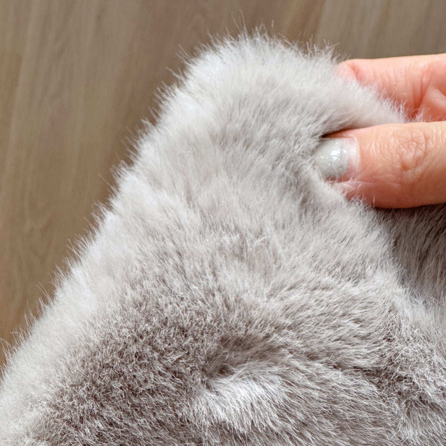 Eco fur coat