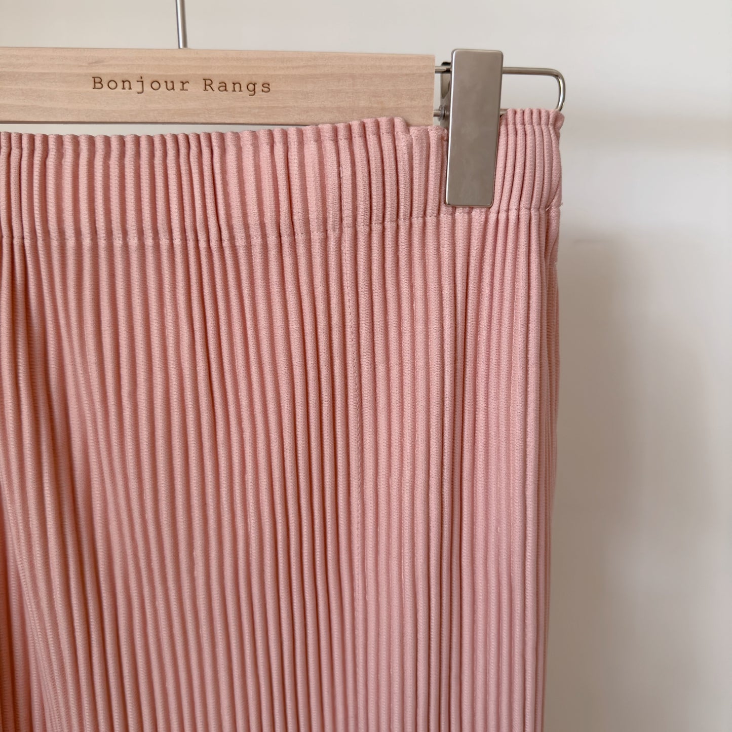 A-POC pleats skirt (pink,lemon)