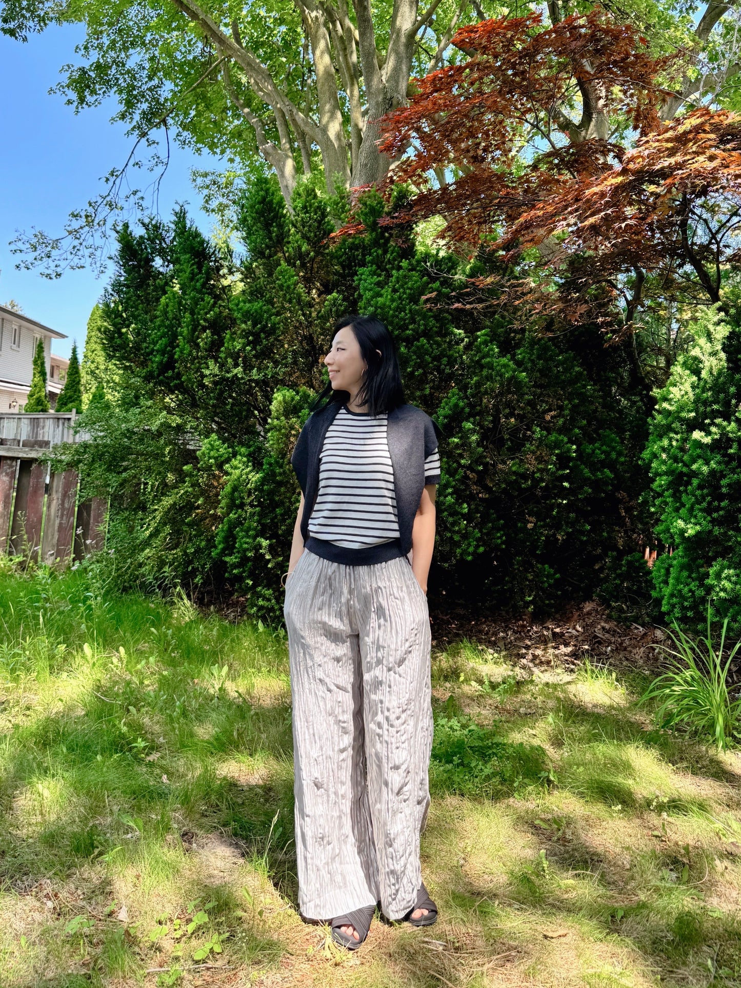 Marin Striped Knit Top
