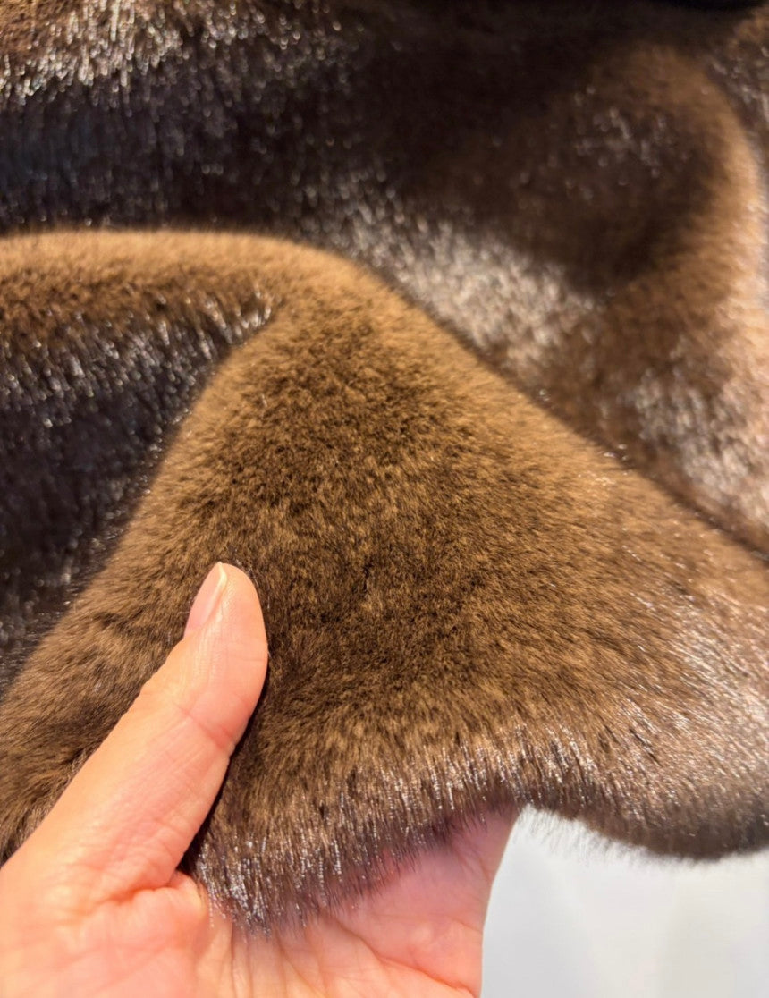 Fur Cape (gray, brown )