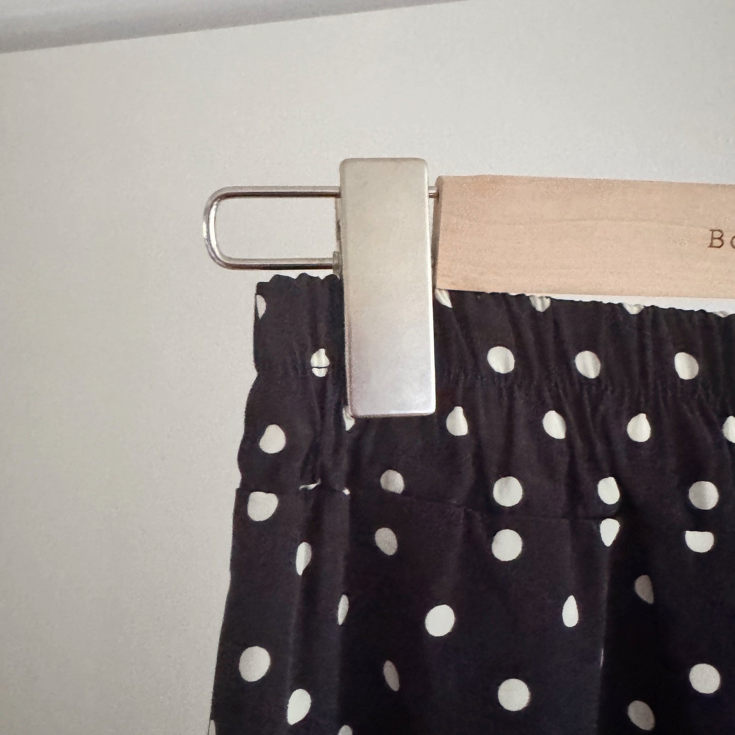 Dot frill skirt
