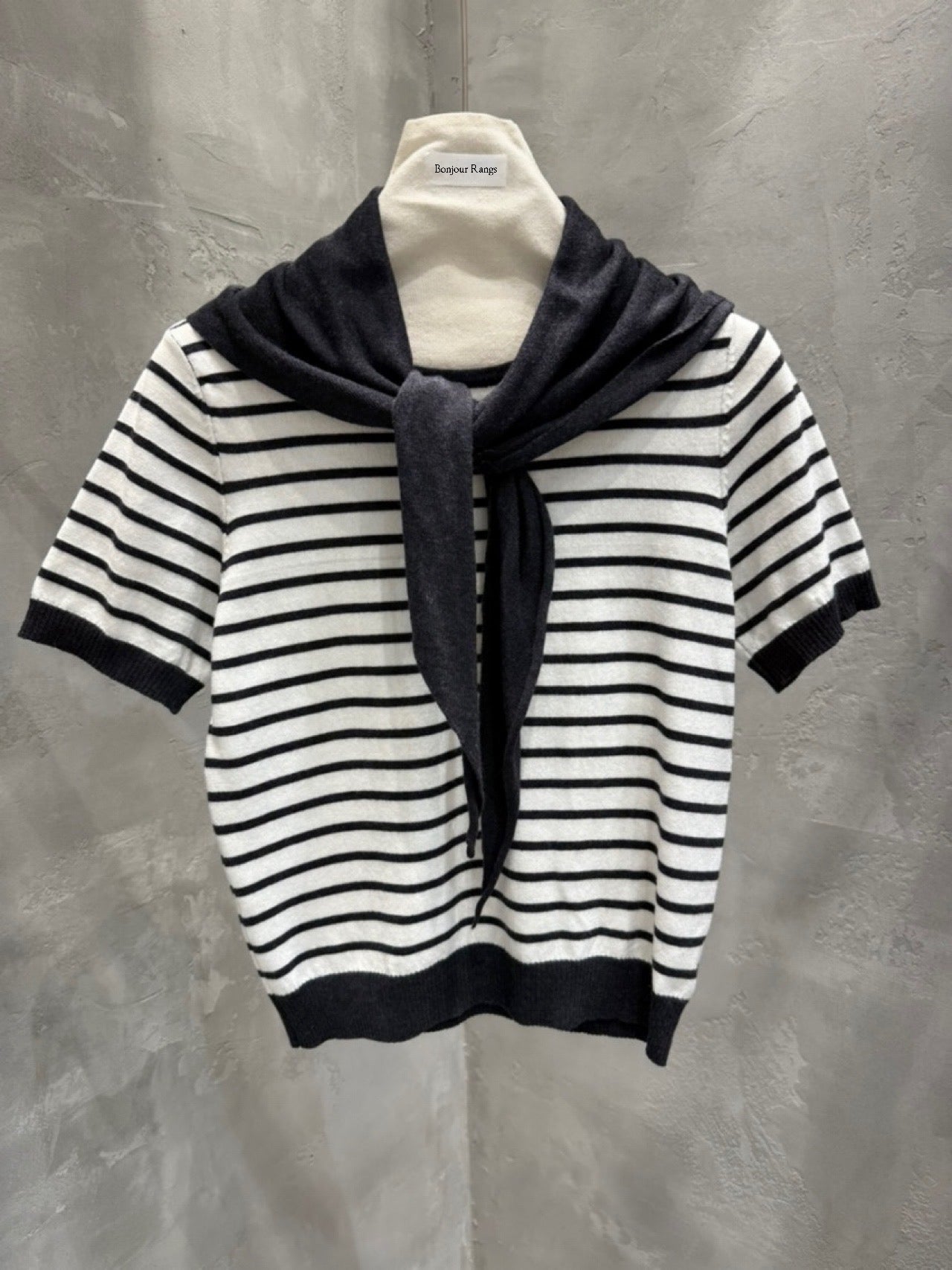Marin Striped Knit Top